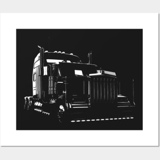 Super Semi Truck Posters and Art